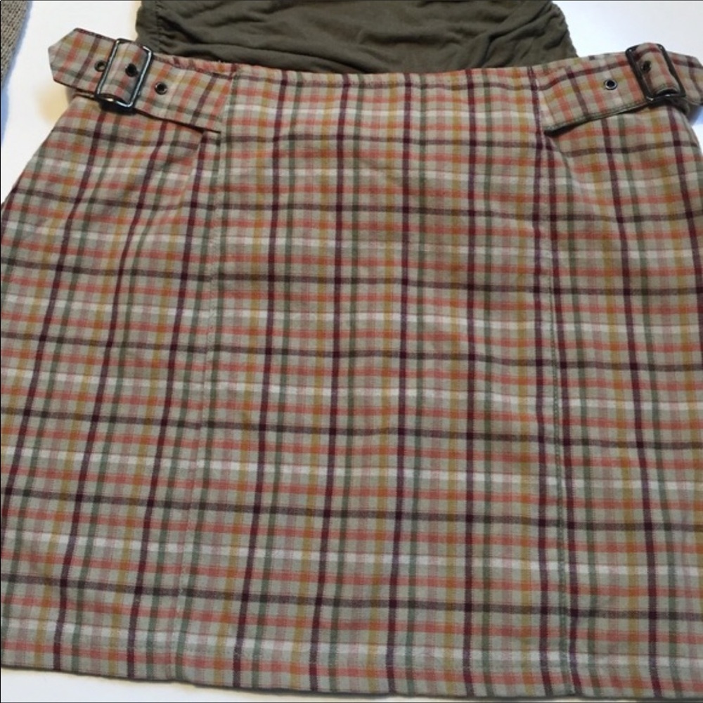 Free People Plaid Skirt